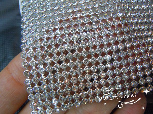 Hotfix clear rhinestone cover/skin Cloth Appliques 1.2M  