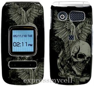 New Case Cover AT&T PANTECH P2000 BREEZE II 2 ~ W SKULL  