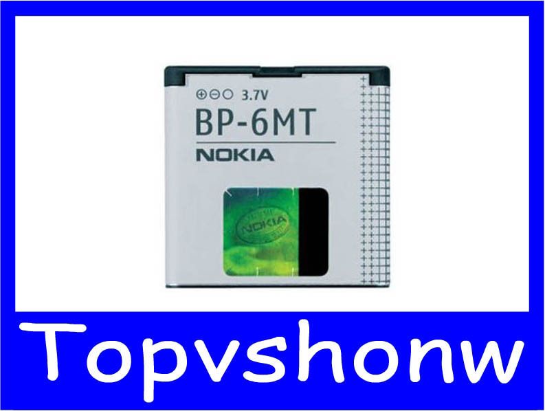 Battery BP 6MT BP6MT for Nokia N81 8GB N82 E51 6500s  