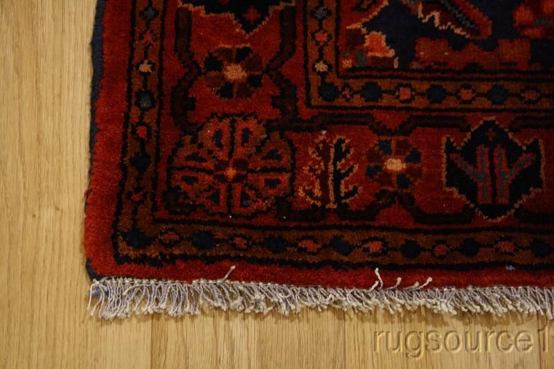 RARE NAVY BLUE 5X9 WOOL MAHAL PERSIAN ORIENTAL AREA RUG CARPET  