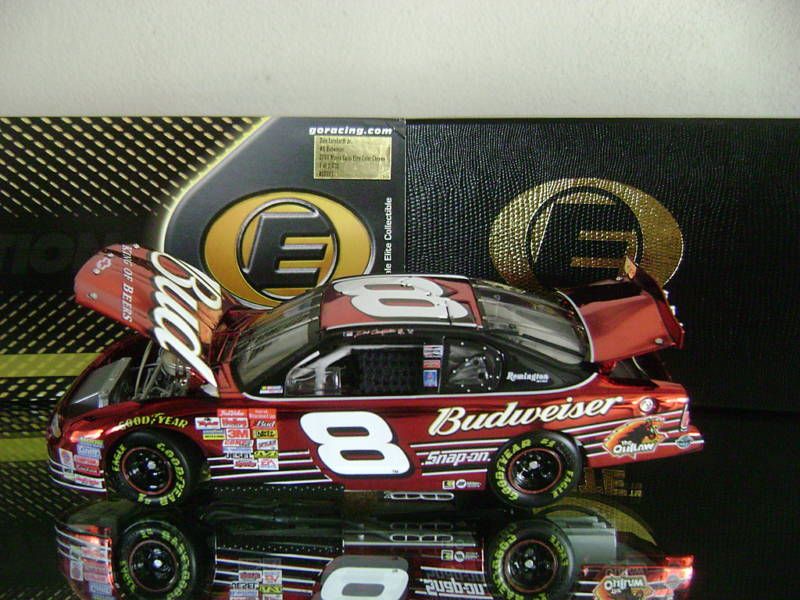 DALE JR.#8 2001 BUD *ELITE* COLOR CHROME M.CARLO  