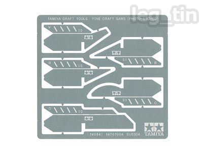 Tamiya 74094 Fine Craft Saws (Photo Etched)  