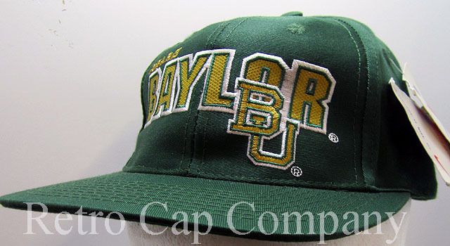 VINTAGE BEARS BAYLOR RETRO SNAPBACK CAP  