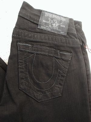 NWT True Religion Casey legging jeans in Super Vixen/Black  