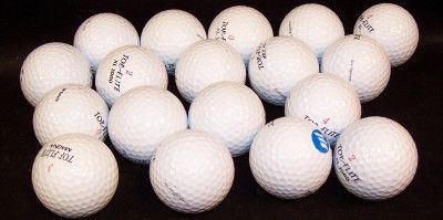 18 TOP FLITE GOLF BALLS EXCELLENT CONDITION USED  