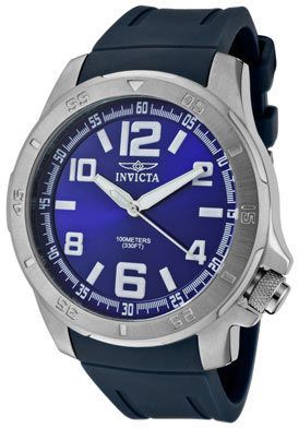 Invicta Watch 1903 Mens Specialty Blue Dial Navy Blue Polyurethane 