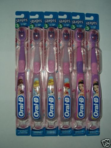 ORAL B CHILDRENS STAGE 3 BRUSHES DISNEY PRINCESSES  