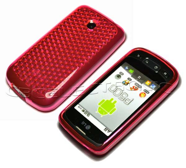 6x Gel skin case TPU cover for LG optimus one p500h TR  