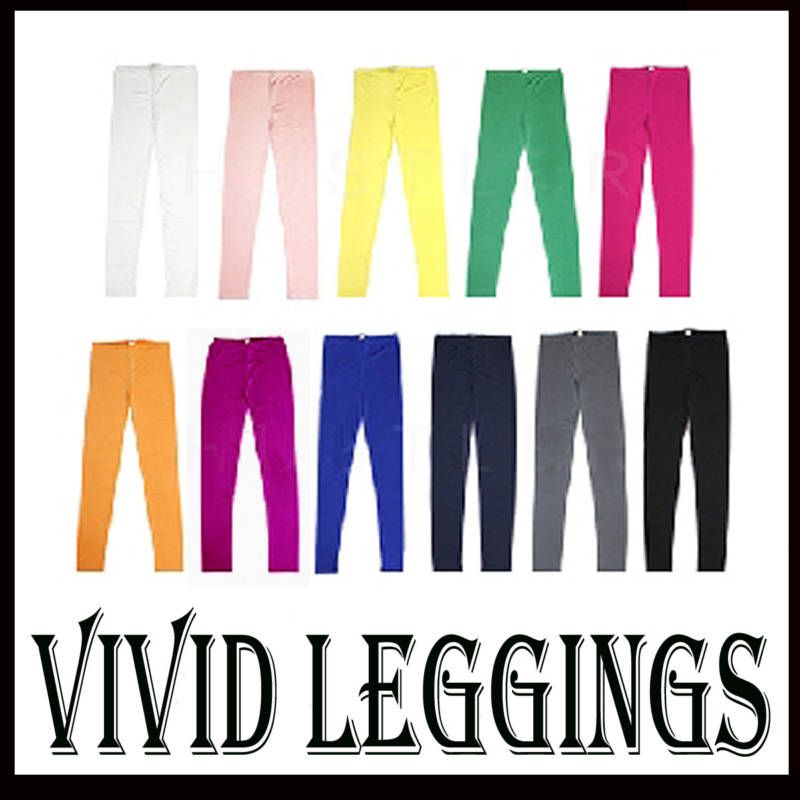 women MUST HAVE leggings VIVID 9colors US S M NIB  