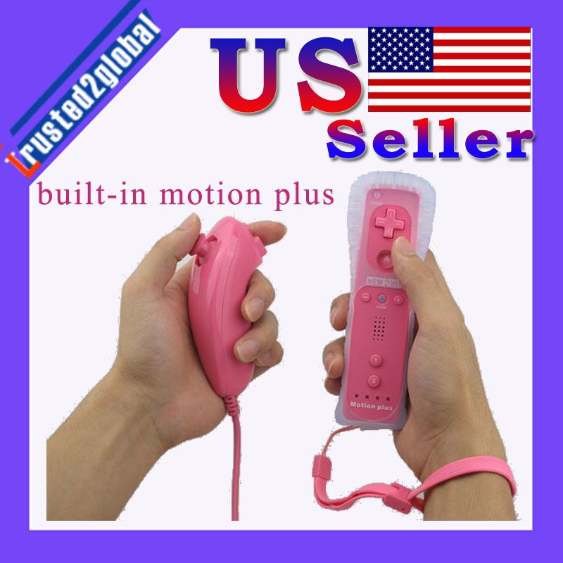   in 1 built in Motion Plus and Nunchuck Controller for Wii US  