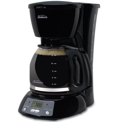 SUNBEAM TGX23 12 CUP PROGRAMMABLE COFFEEMAKER, BLACK  