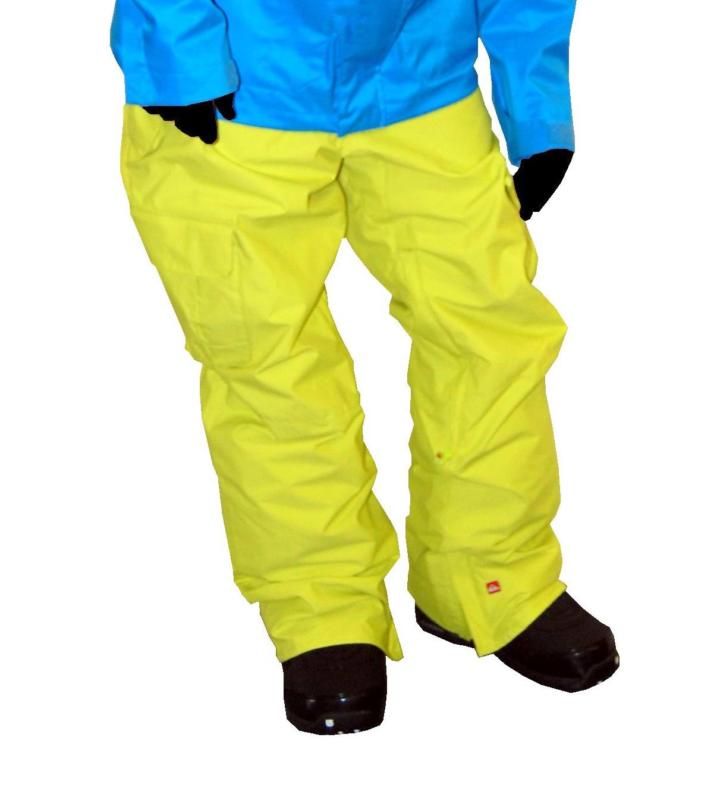 Quiksilver Survival Snowboard Pants Size XL Yellow NWT  