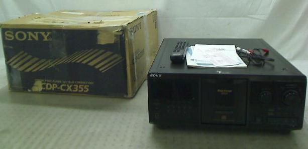 Sony CDPCX355 300 Disc MegaStorage CD Changer  
