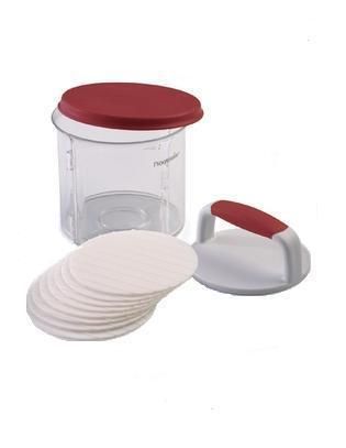 Progressive HPM75 Hamburger Caddy Pattie Press 12pc Set  