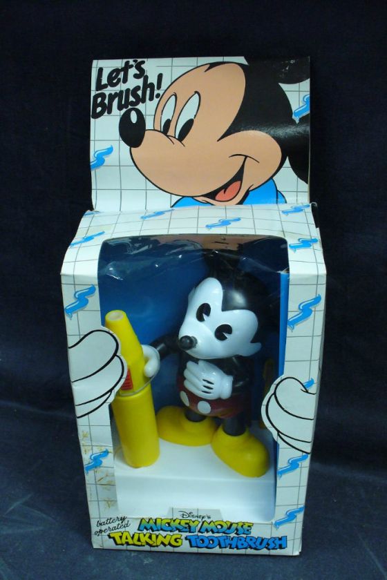    MICKEY MOUSE TALKING TOOTHBRUSH (HELM/MIB/OOP/VERY RARE)  