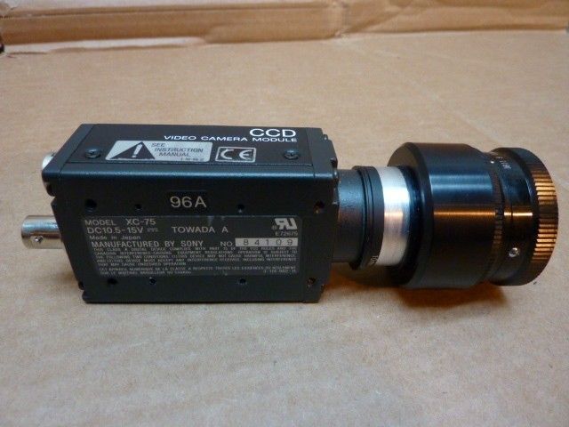 Sony XC 75 Video Camera Module 10.5 15 Vdc #25919  