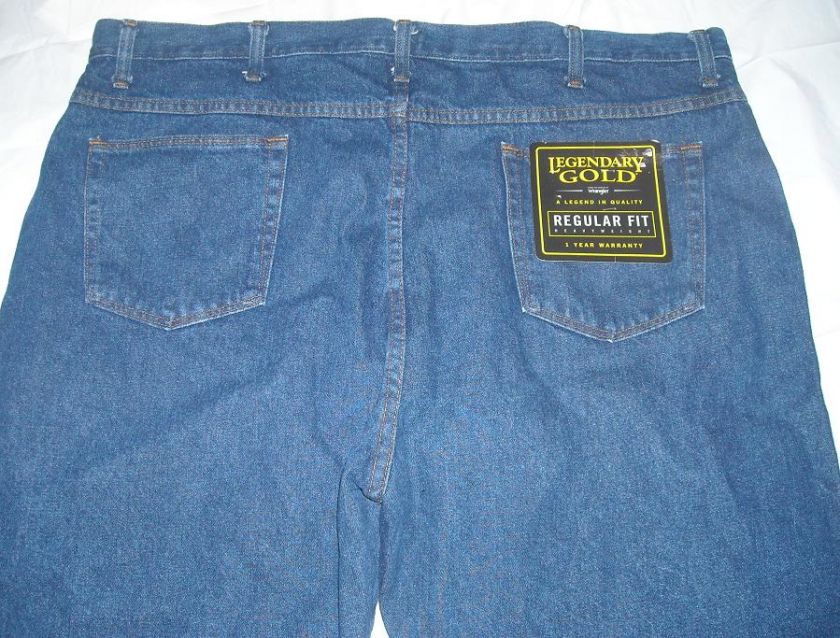 Wrangler Rustler Legendary Gold Heavyweight Jeans 35x32  