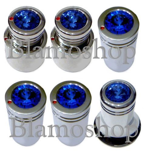 United Blue Jeweled Knob Set for a Cobra 148GTL  