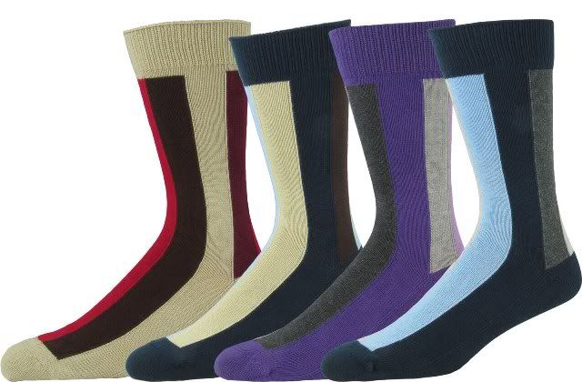 UK Made Mens Striped Socks 6 11   Horizontal (5 Pairs) or Vertical (4 