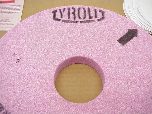 CINCINNATI TYROLIT GRINDING WHEELS, NEW, 6 WHEELS TOTAL  