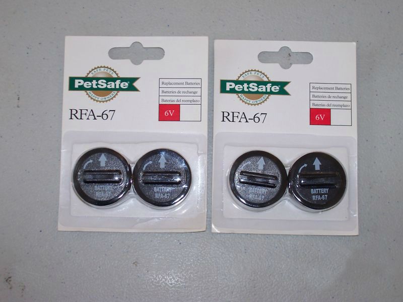 PetSafe RFA 67D 11 6 Volt Batteries Lot of 4 Batteries  