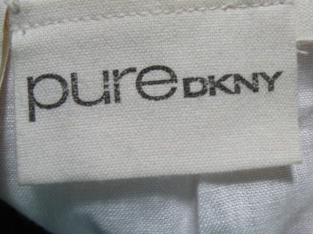 PURE DKNY White Linen Camisole Tank Top Shirt Sz 0  