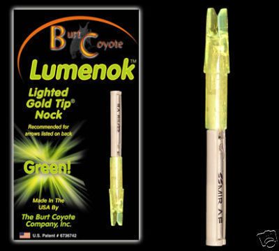 NEW LUMENOK GREEN GT KNOCK 3 PACK BURTCOYOTE ARCHERY  