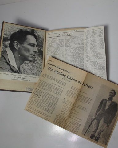 1928 ROBINSON JEFFERS CAWDOR & OTHER POEMS INSCRIBED 1ST @ TOR HOUSE 