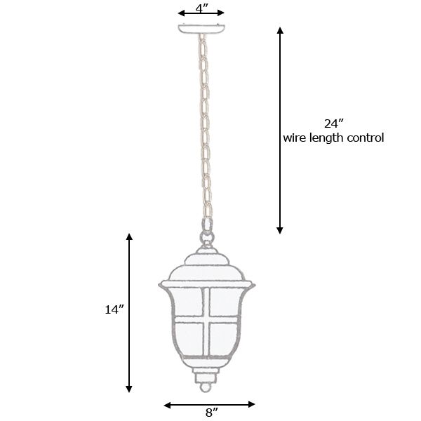 Outdoor Hanging Lighting Fixture.OTN0063 H  