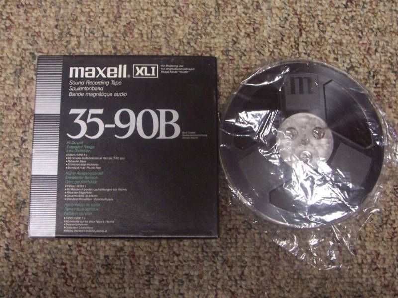 Maxell XLI 35 90B(N) Blank Tested Reel to Reel Tape  