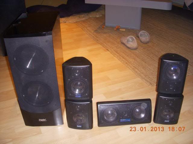 Digital Research Home Theater Surround Sound Speakers System  