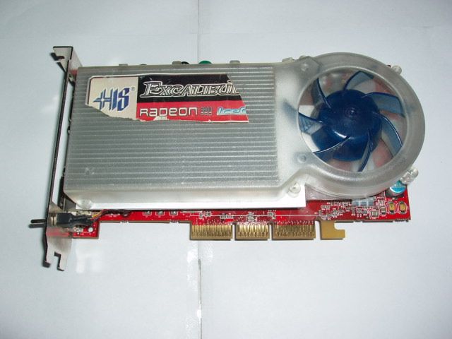   RADEON 9800 PRO iceQ EXCALIBUR TV OUT DUAL AGP VIDEO CARD #293  