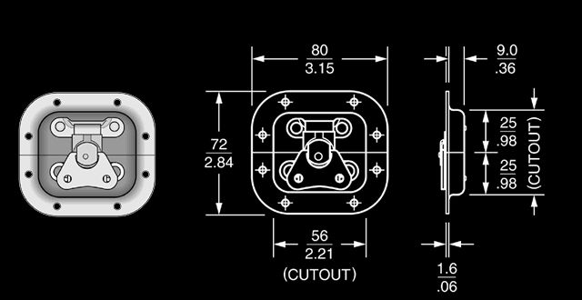 Photo Image not Actual Size, Refer to Measured Drawing Below for 