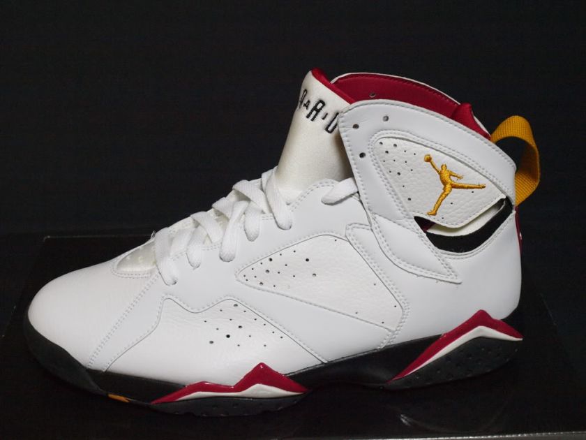 2005 NIKE AIR JORDAN VII 7 RETRO WHITE/GOLD/RED US10.5  