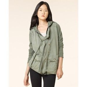 328 Juicy Couture Hooded Anorak Military 2pc Jacket P  