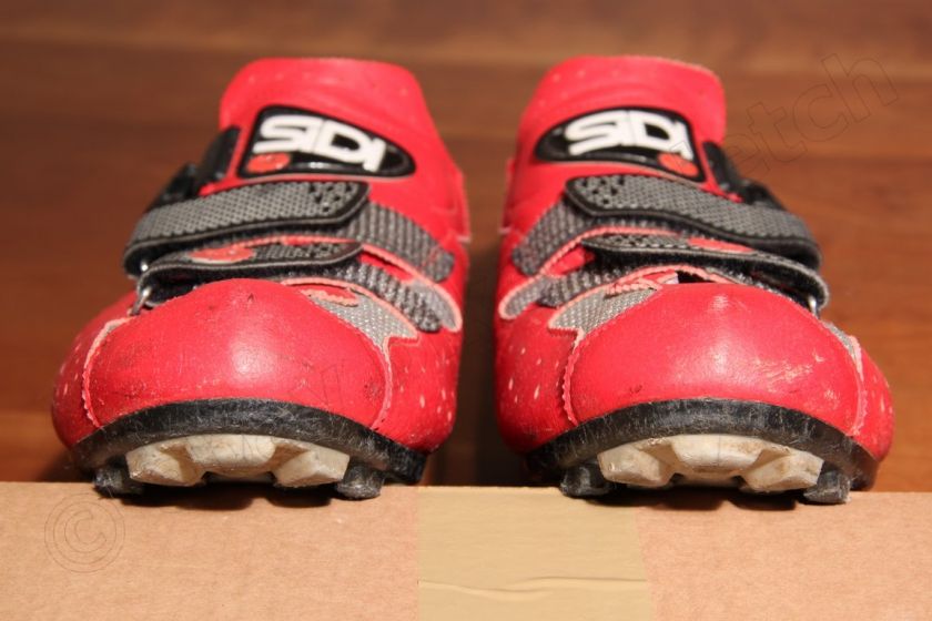 Sidi mountainbike MTB shoes red label size EUR 45 US 11 used / me_187 