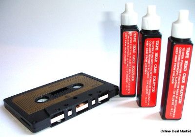 Lot Of 9 Pack Audio Tape Cassette Head Cleaner Kit NEW  