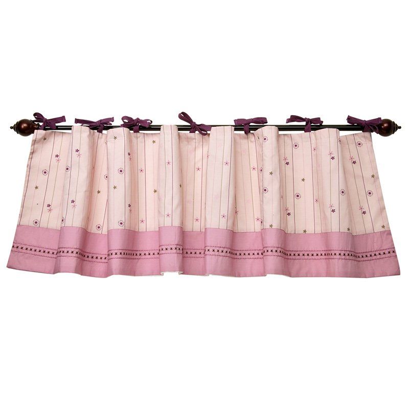 Organically Grown Garden Grown Organic Girls Crib Set ❤Valance 