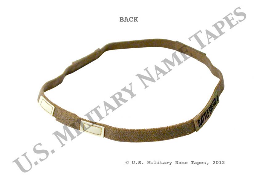 Military Name Tapes ACU MultiCam Helmet Band Back