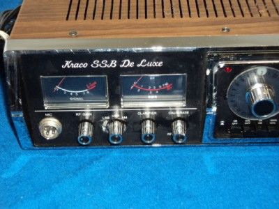   Kraco SSB De Luxe 23 Channel CB Transceiver Base Station Radio  