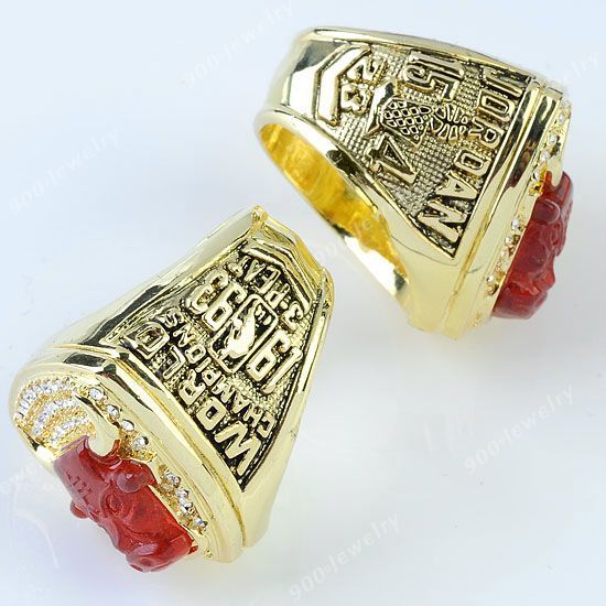   BULLS Michael Jordan Championship Ring US 10 Replica Basketball  