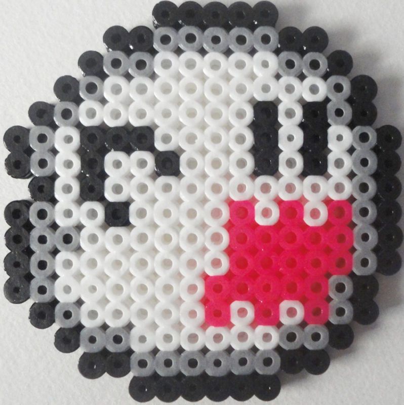 BOO MARIO BEAD SPRITE NINTENDO GAME PERLER ART  