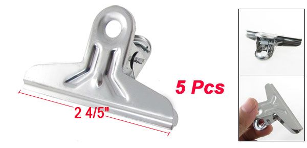 Pcs Office School Metal File Tickets Binder Clips Clamps  