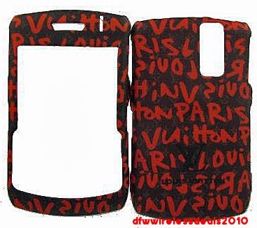 BLACKBERRY 8330 CURVE RED GRAFFITI COVER CASE  