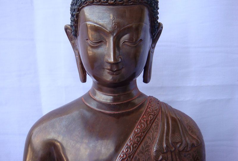 02Tibetan Nepalese Medicine Buddha Copper Statue, 14  