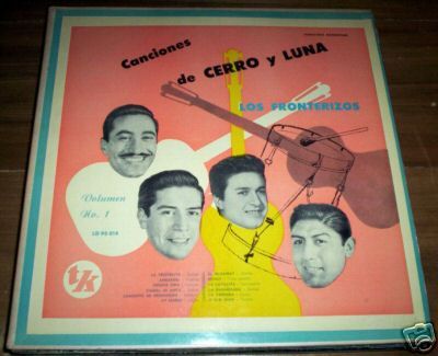 LOS FRONTERIZOS canciones de cerro IN TK 1958 VG  