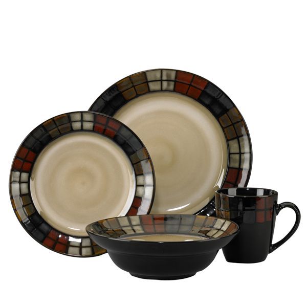 Pfaltzgraff Everyday Calico Dinnerware Set, 32 Piece, Service for 8 