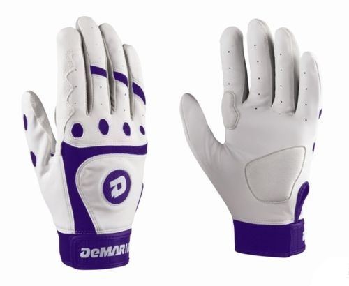 DeMarini Cat Osterman Purple Batting Gloves Womens LRG  