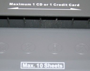 INIT NT PS10CC CROSSCUT CD CREDIT CARD PAPER SHREDDER  