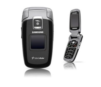 Samsung SCH A870 US Cellular Cell Phone BLACK   GREY  